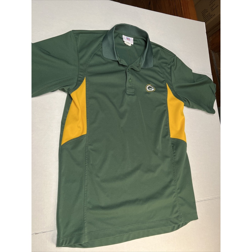 GREEN BAY PACKERS Official NFL Team‎ Apparel POLO Shirt Men's Size Medium M